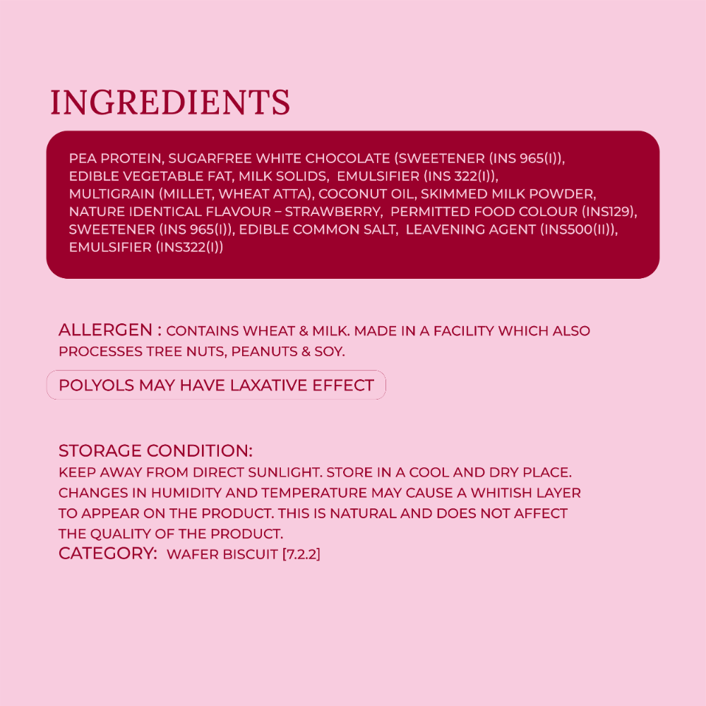 Strawberry 10g Protein Wafer Bar