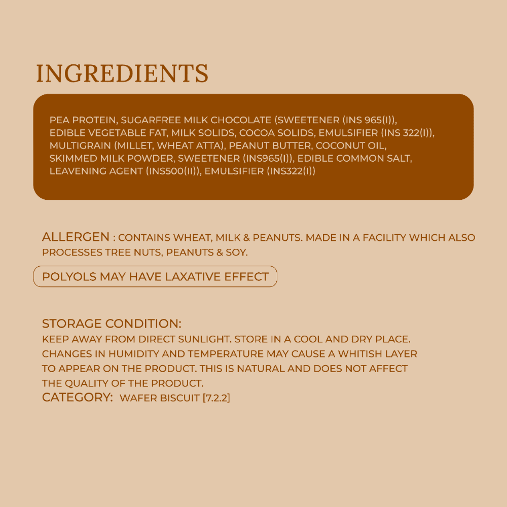 Peanut Butter 10g Protein Wafer Bar
