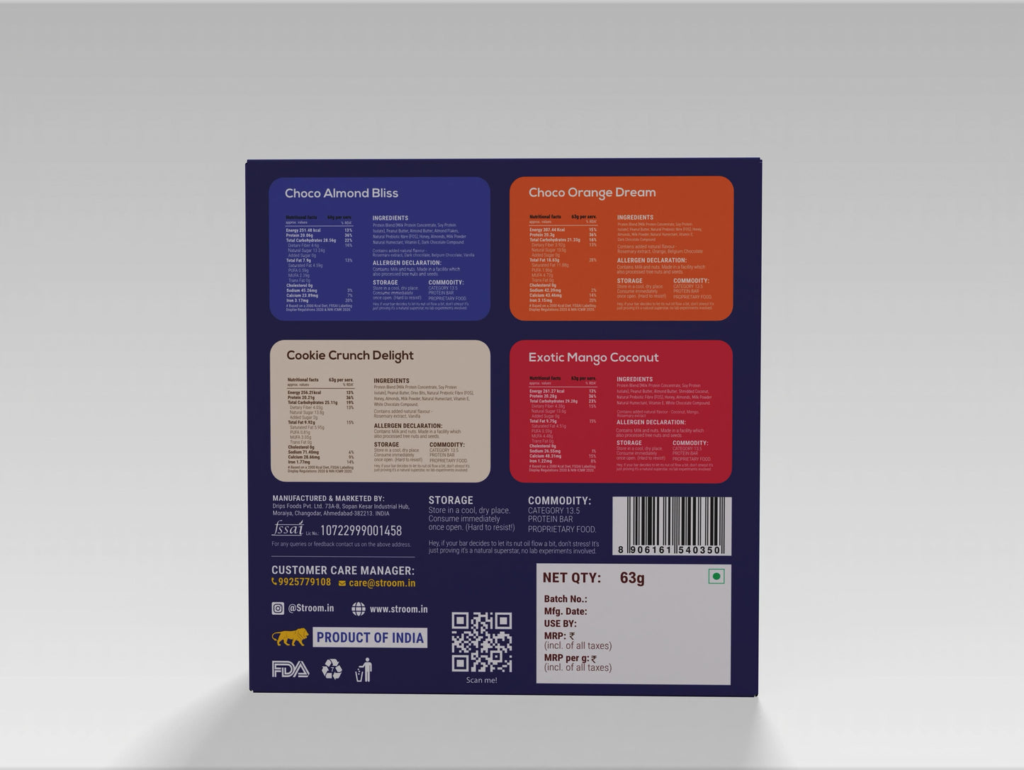 Protein Bar 20G Assorted Box