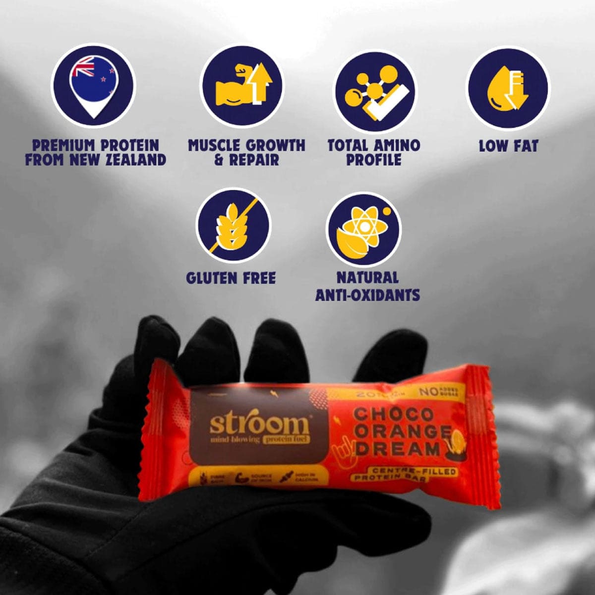Choco Orange Dream - 20g protein Bar – Pack of 6