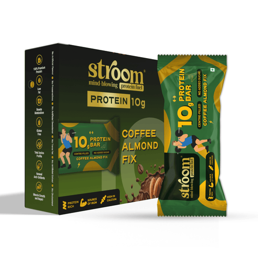 Coffee Almond Fix 10g protein Bar – Pack of 6