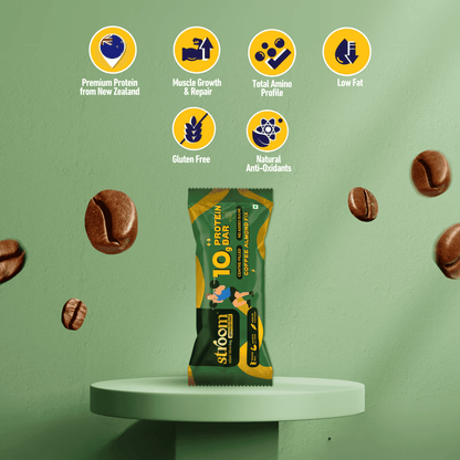 Coffee Almond Fix 10g protein Bar