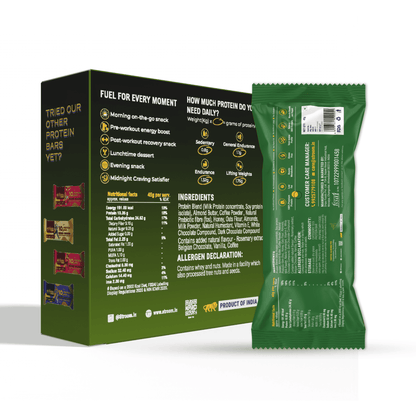 Coffee Almond Fix 10g protein Bar