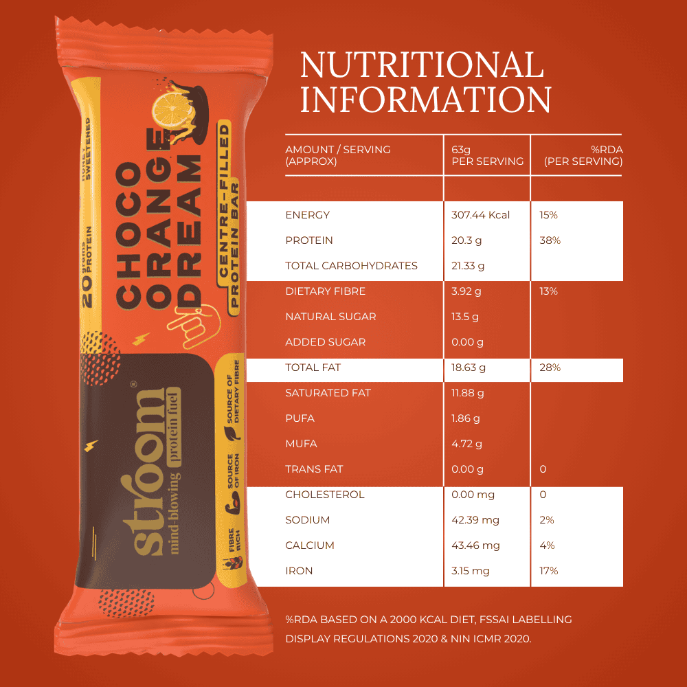 Choco Orange Dream 20g Protein Bar