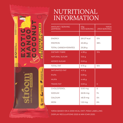 Exotic Mango Coconut 20g Protein Bar
