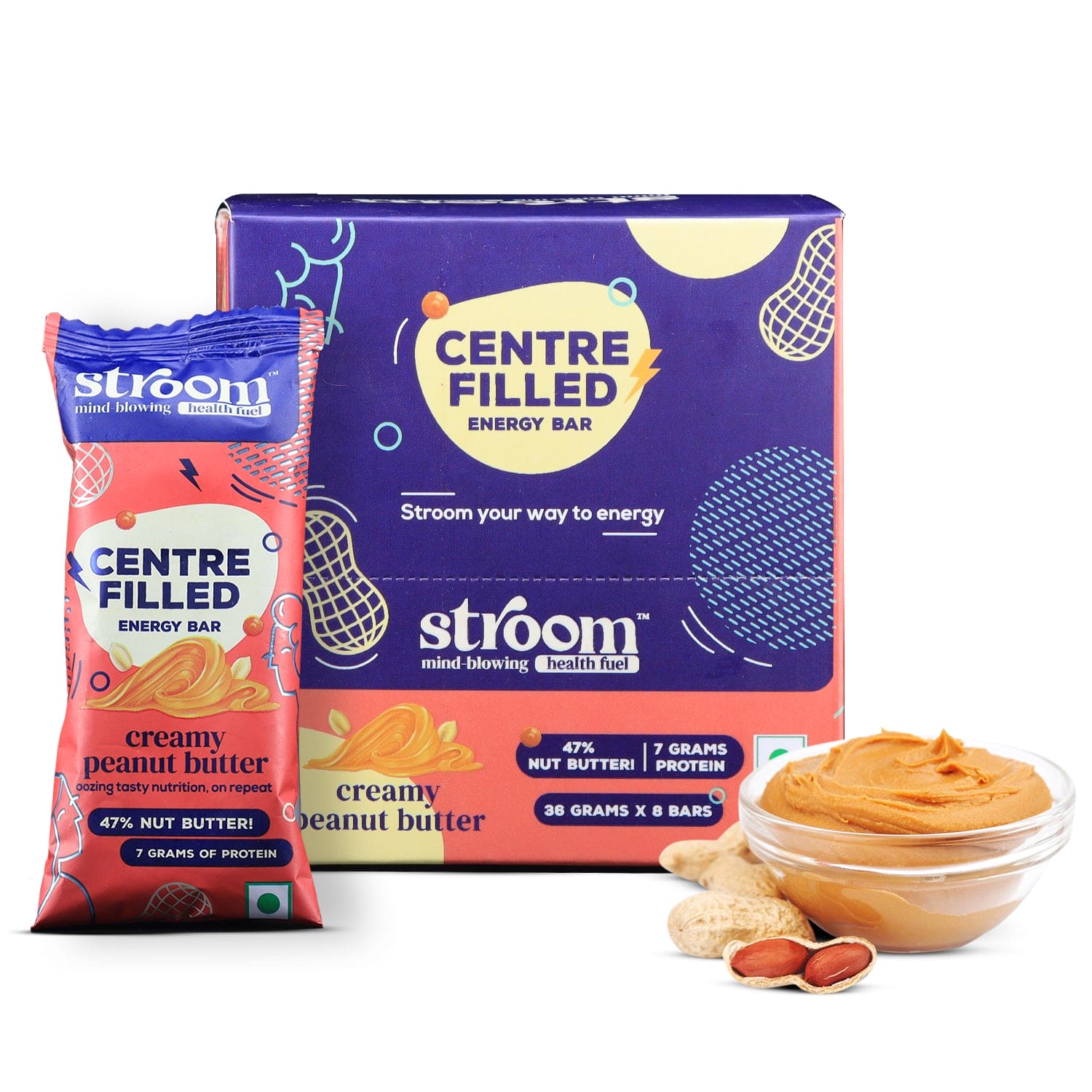 Creamy Peanut Butter (Pack of 8) – Stroom