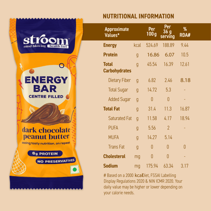 Dark Chocolate Peanut Butter Energy Bar
