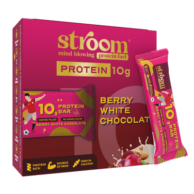 Berry White Chocolate 10g Protein Bar