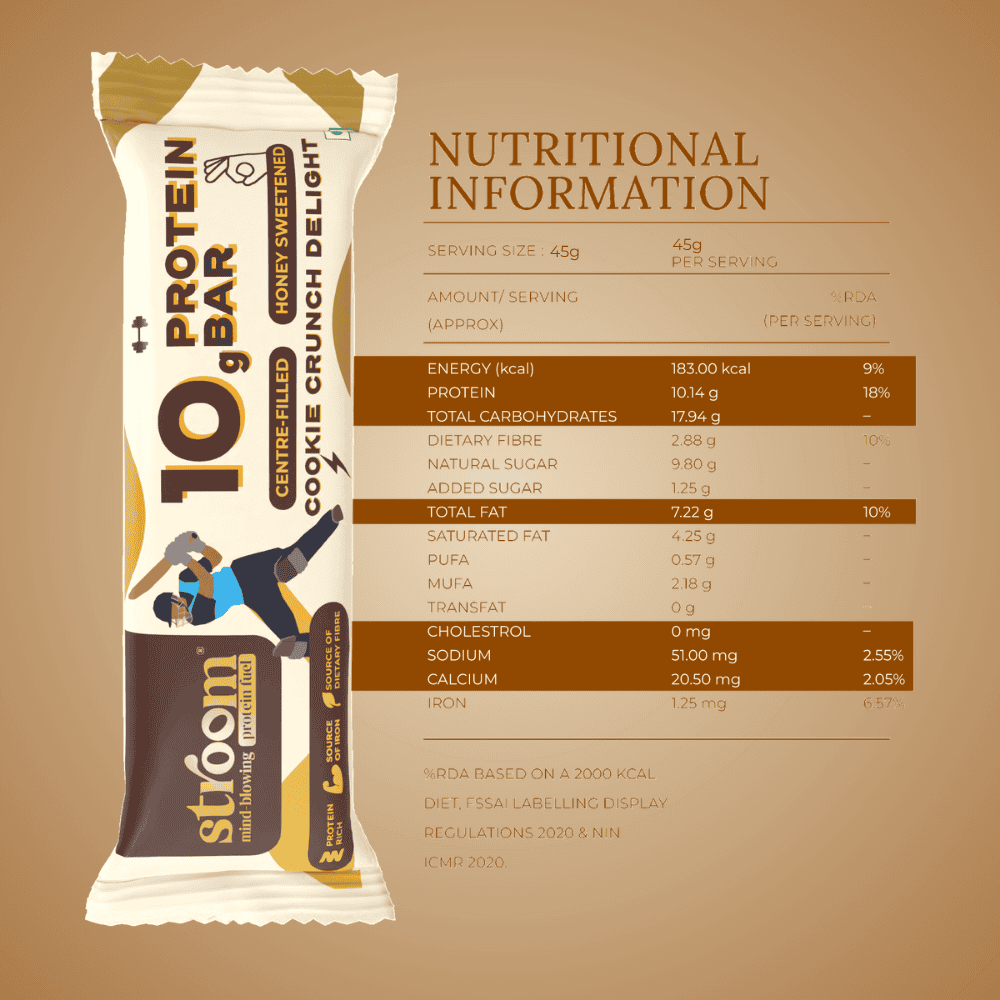 Cookie Crunch Delight 10g Protein Bar
