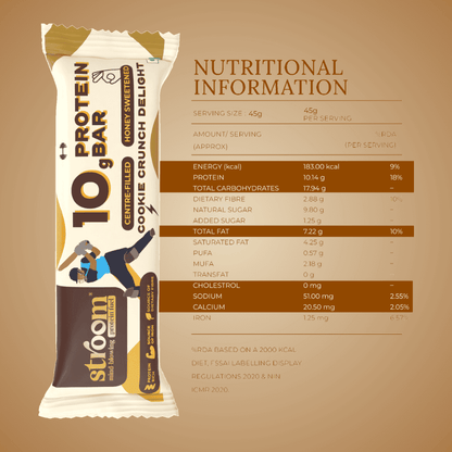 Cookie Crunch Delight 10g Protein Bar