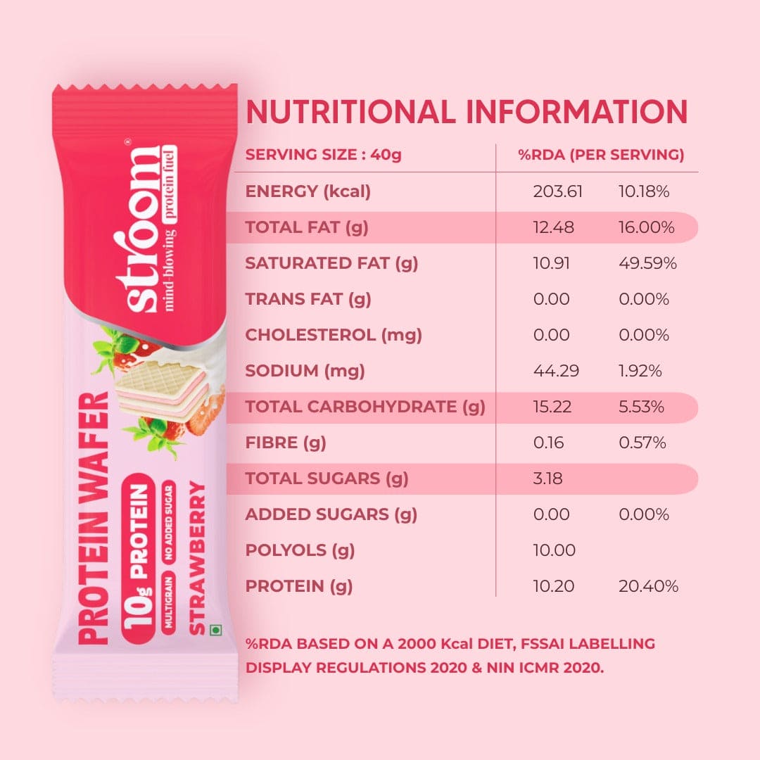Strawberry Protein Wafer